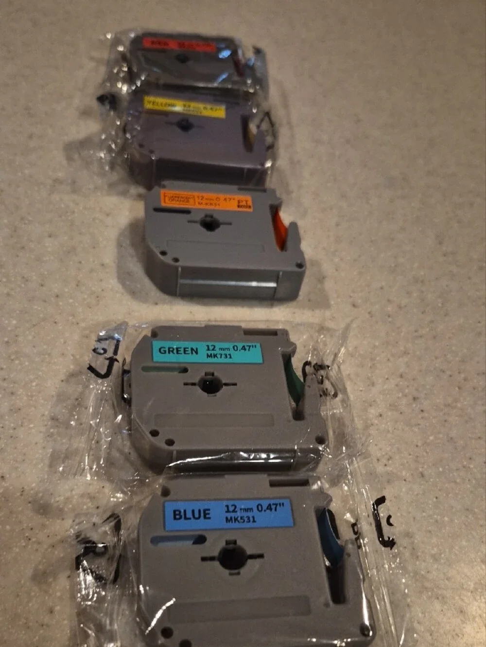 Brother PT-65 P-touch Home and Hobby Labeler 5 Extra Cartridges